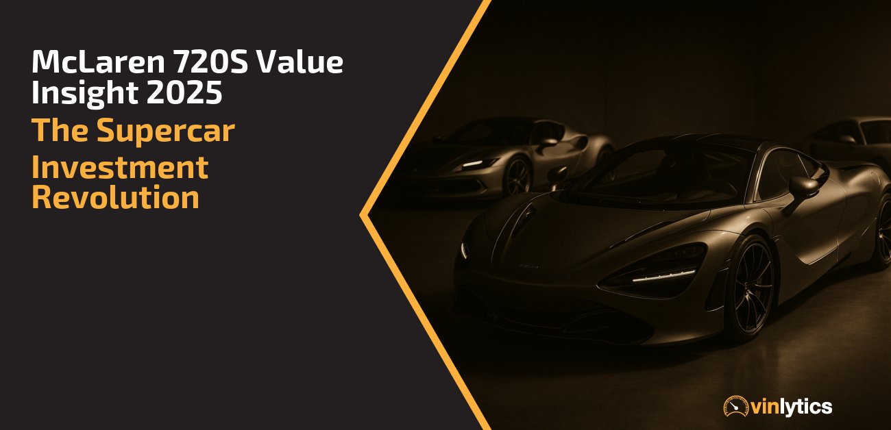 McLaren 720S Value Insight 2025 - The Supercar Investment Revolution